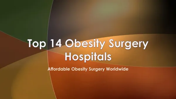 Top 14 Obesity Surgery Hospitals