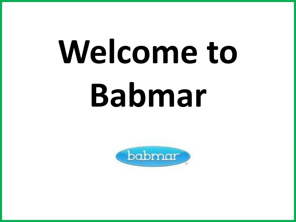 welcome to babmar