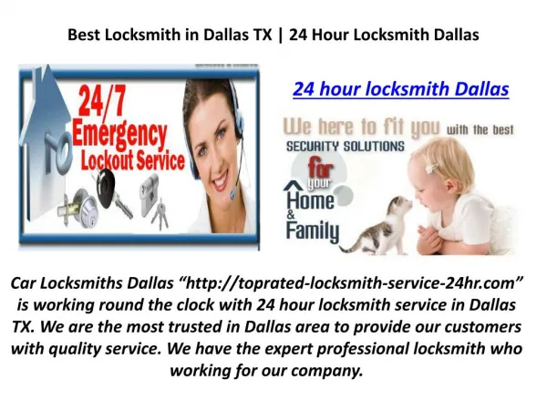 Are You Searching for Car Locksmith Near You in Dallas TX?