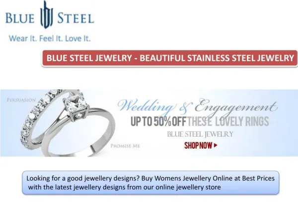 Womens Rings- Buybluesteel.com