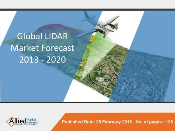 Global LIDAR Market (Product type, Applications, Component,