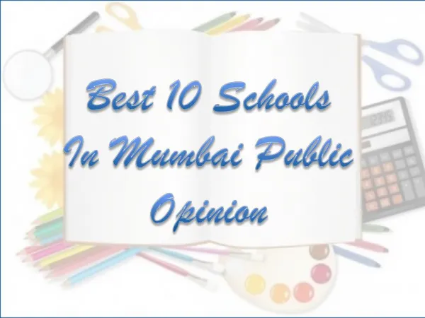 Best 10 School In Mumbai Public Opinion