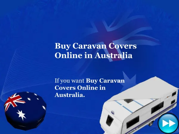 Buy Caravan Covers in Australia, NSW
