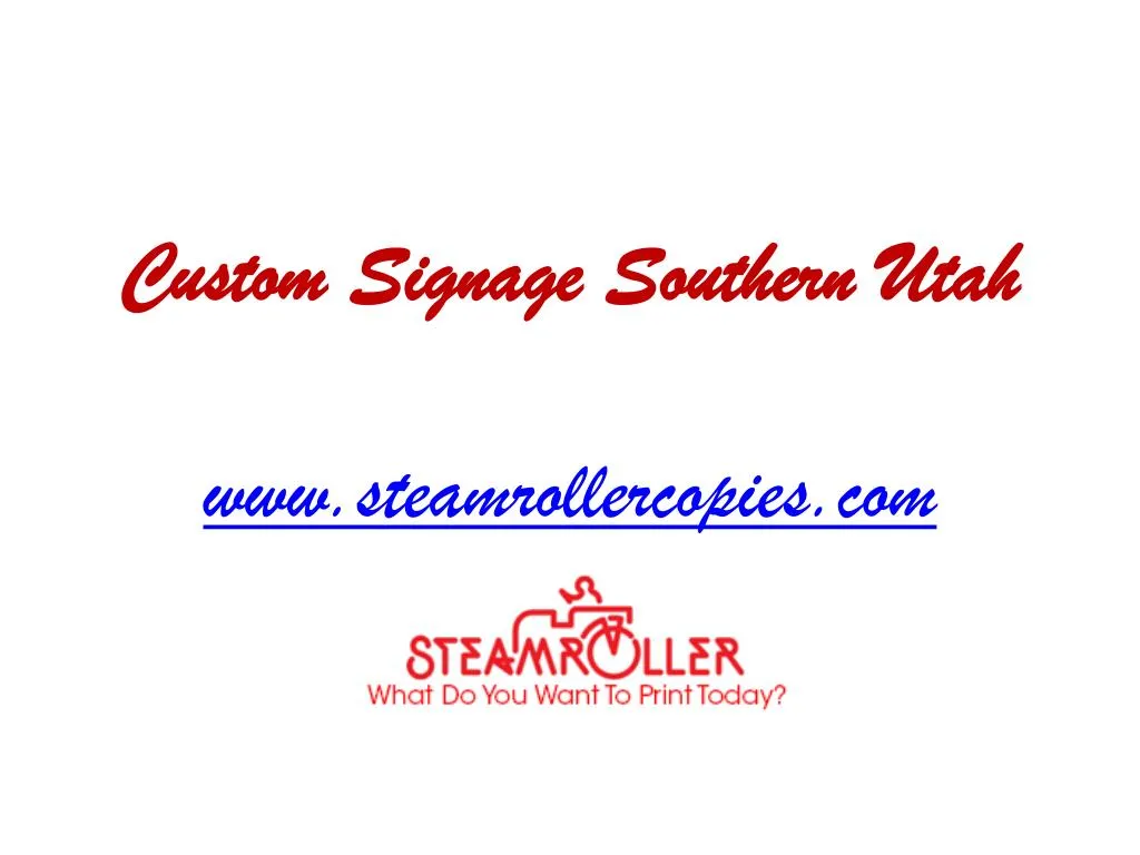 custom signage southern utah