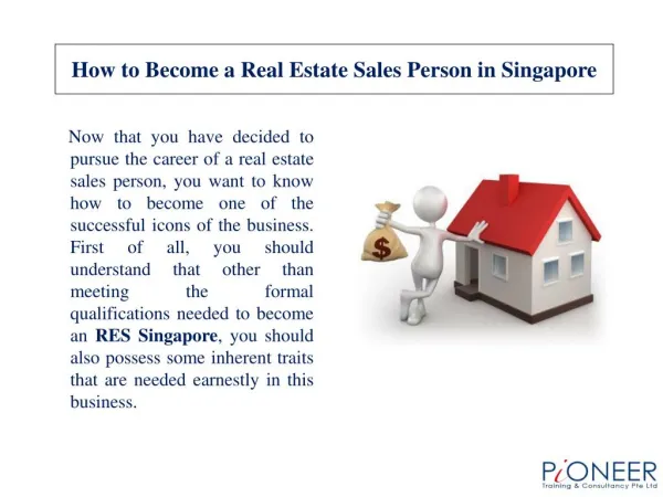 How to Become a Real Estate Sales Person in Singapore