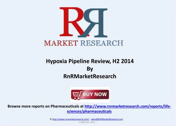 Hypoxia Pipeline Pipeline Review H2 2014