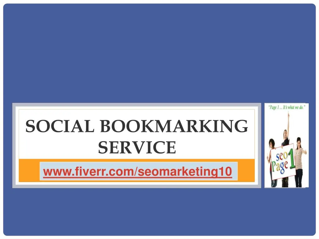 social bookmarking service