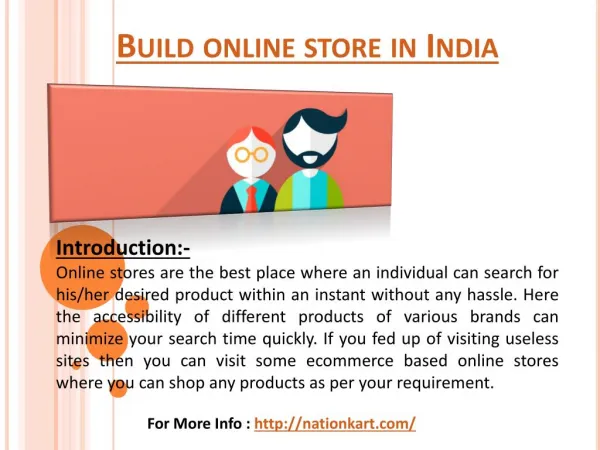 Build Online Store India