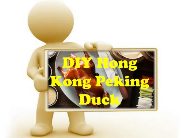 Make The Best Peking Duck in Hong Kong with Precision