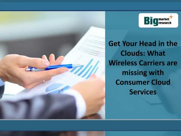 What Wireless Carriers are missing with Consumer Cloud