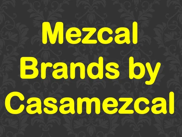 Mezcal Brands by Casamezcal