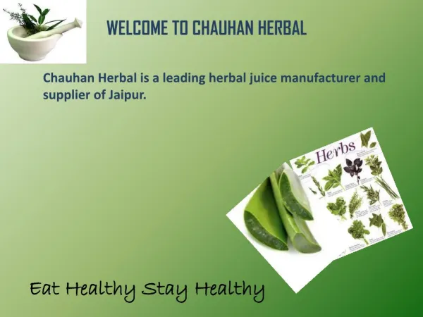 Benifit of Herbal Products