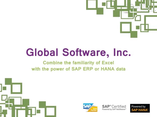 Excel-based SAP Reporting: Maximum potential, maximum effici
