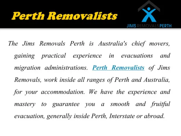 Easy Shifting with Excellent Removal Services in Perth