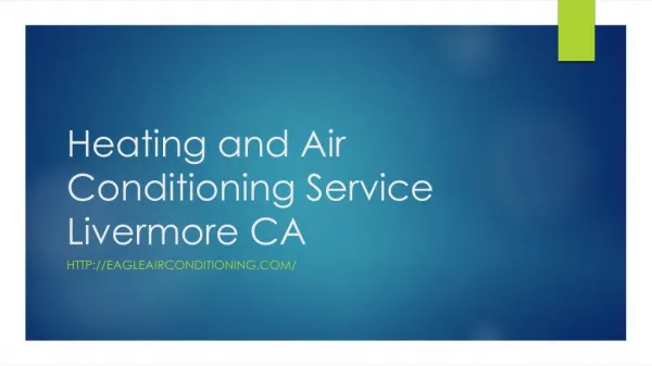 Heating and Air Conditioning Service Livermore CA