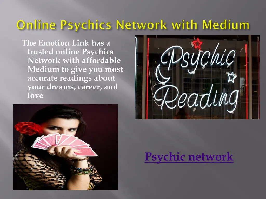 online psychics network with medium