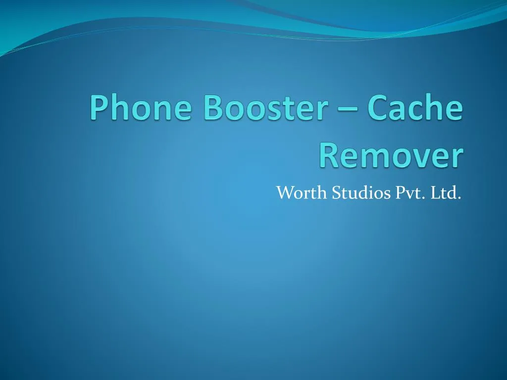 phone booster cache remover