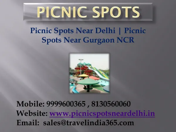 Picnic Spots Near Delhi, Gurgaon