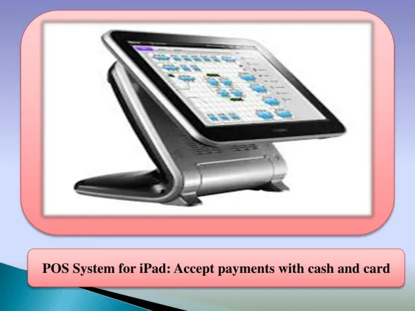 POS System for iPad: Accept payments with cash and card