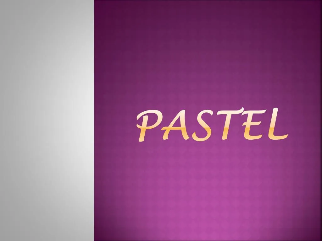 pastel