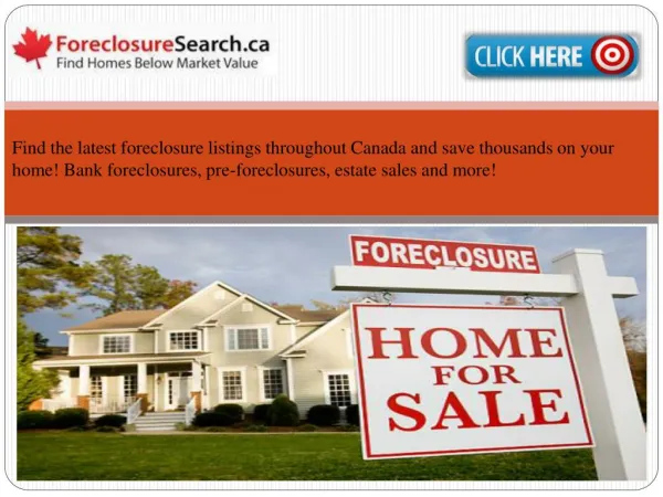 Process of a Foreclosure Toronto Home