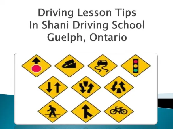 Driving School in Guelph