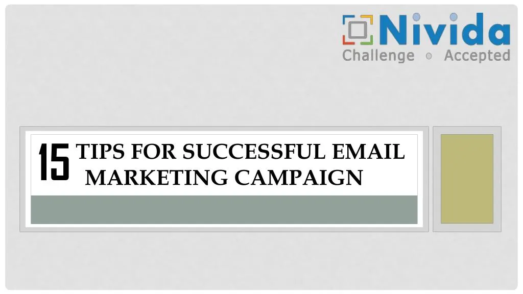 tips for successful email marketing campaign