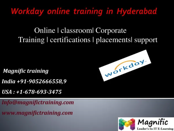 online classroom corporate training certifications placements support