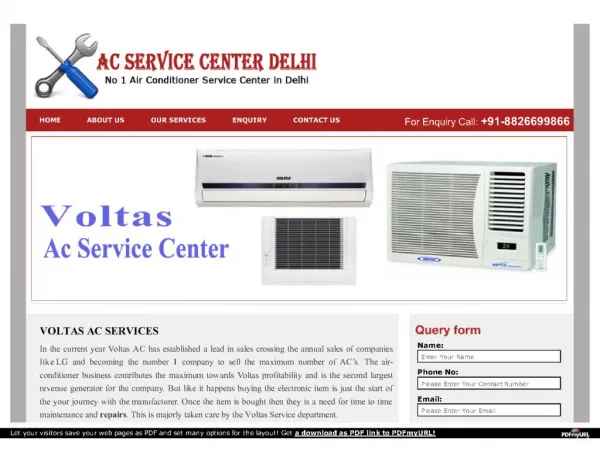 Voltas AC repair and Installation