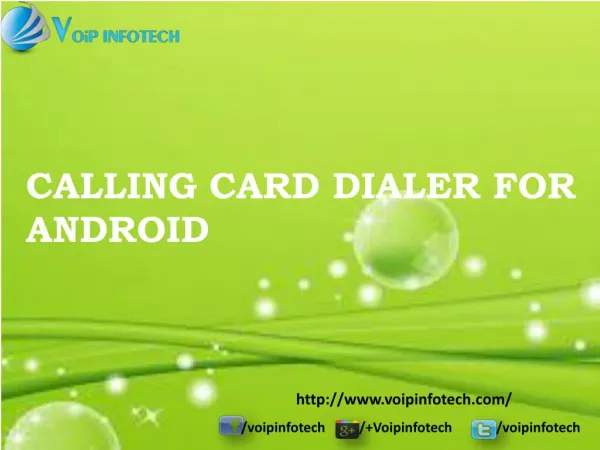 Calling Card Dialer for Android