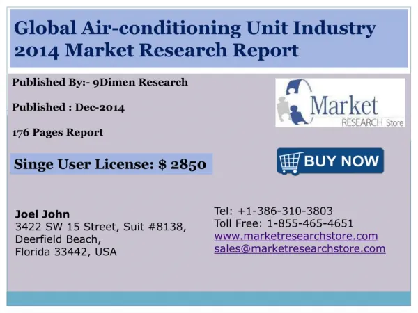 Global Air-conditioning Unit Industry 2014 Market Research R