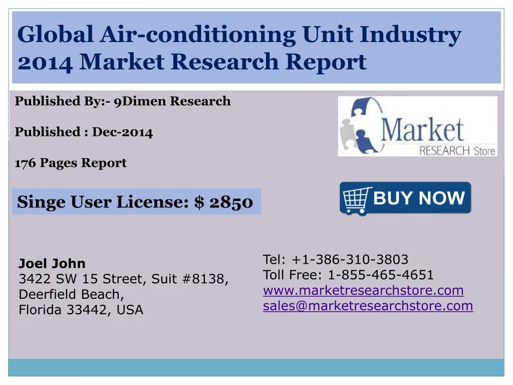 global air conditioning unit industry 2014 market research report