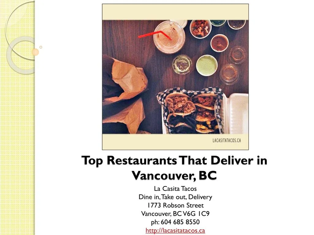 top restaurants that deliver in vancouver bc