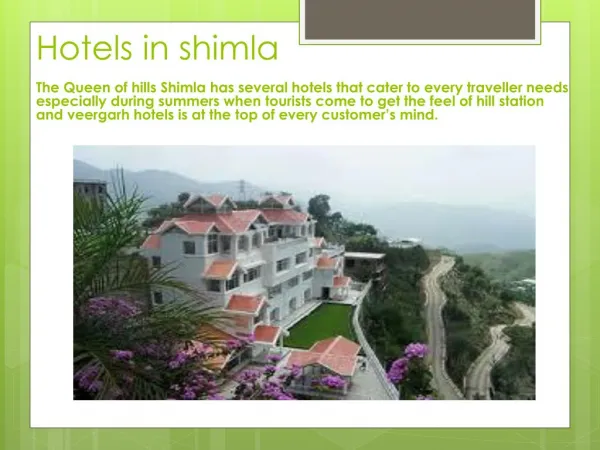 Resort In Shimla