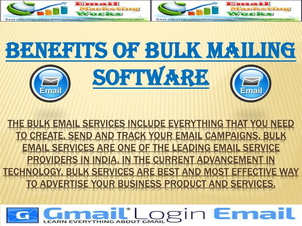 benefits of bulk mailing software