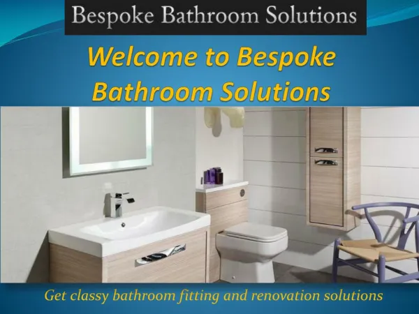 Bathroom Fitter in Sheffield - Bespoke Bathroom Solutions