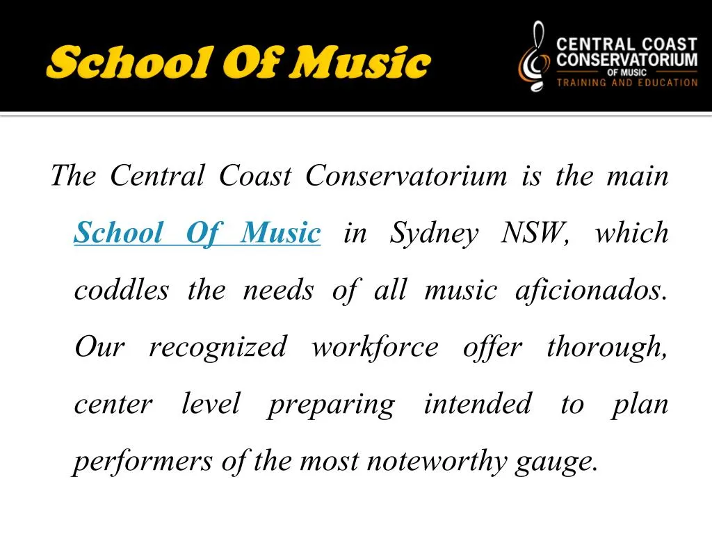 school of music