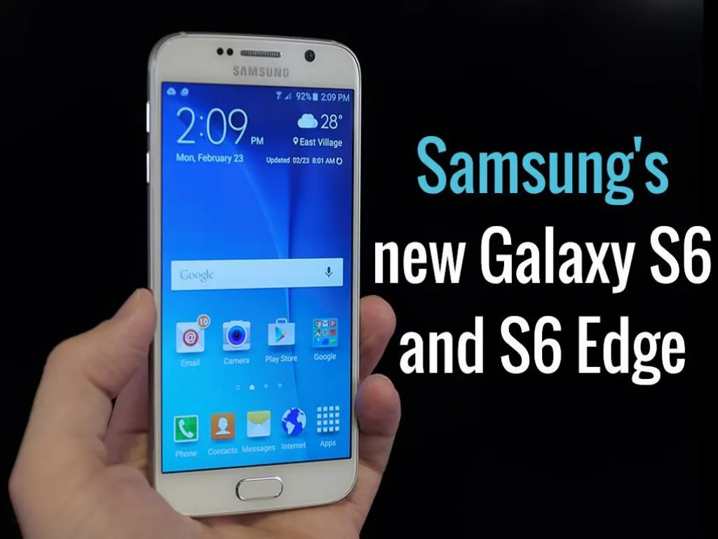 samsung s new galaxy s6 and s6 edge