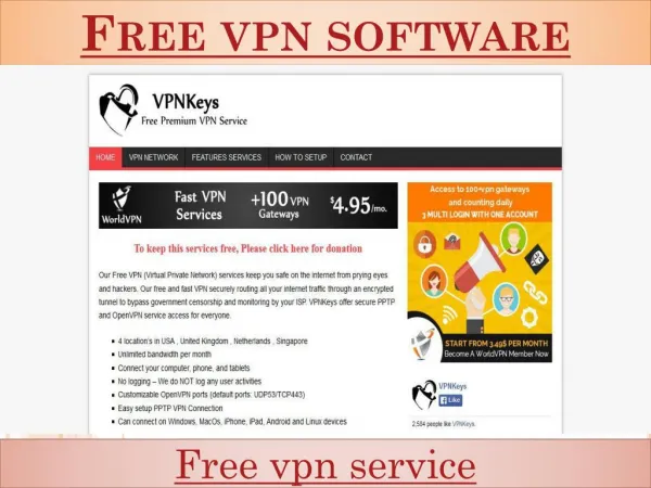 Free vpn software