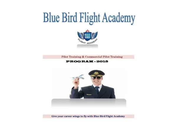 Pilot Training,Commercial Pilot Training - BBFA