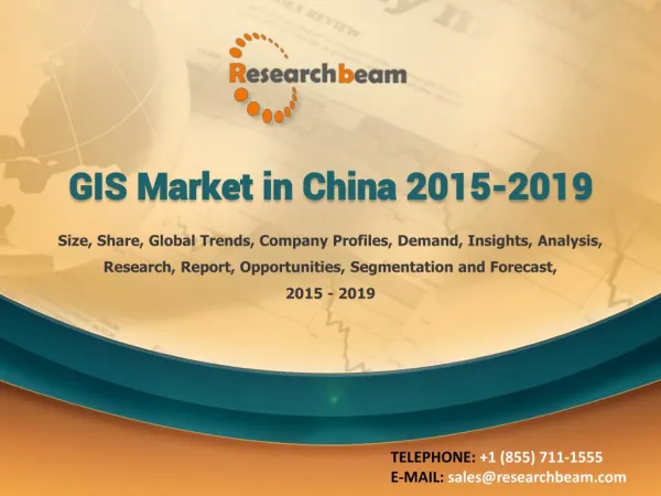 GIS Market in China 2015-2019