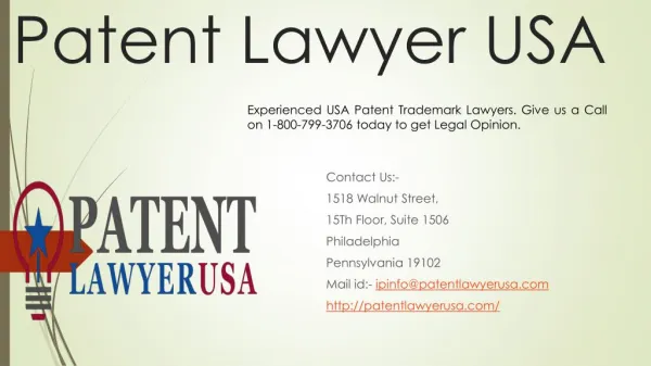 Us Patent Attorney