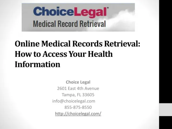 Online Medical Records Retrieval: How to Access Your Health