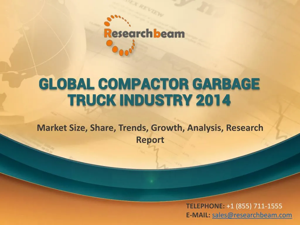 global compactor garbage truck industry 2014