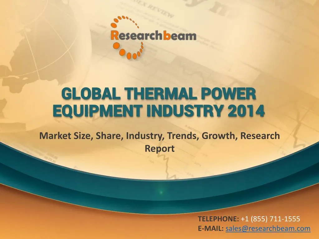 global thermal power equipment industry 2014
