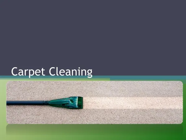 Carpet Cleaning services sydney