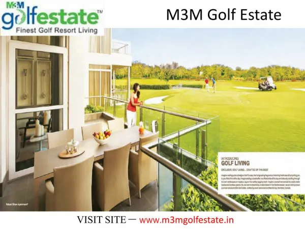 M3M Golf Estate New Housing Project