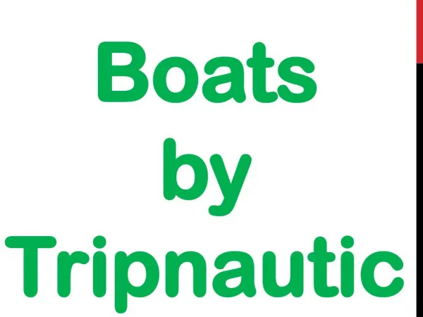 Boats by Tripnautic