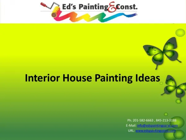 Interior House Painting Ideas