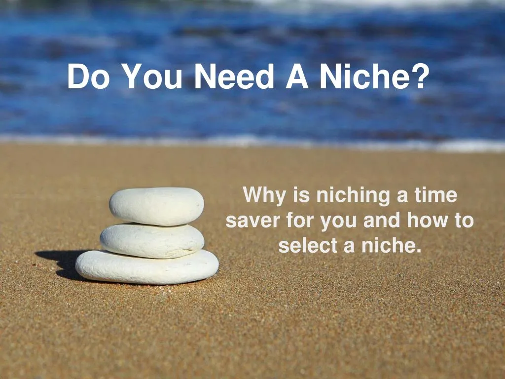 do you need a niche